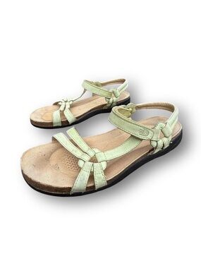 Teva Venture Cork Pistachio Green Comfort Sandals Shoes Women's size 10